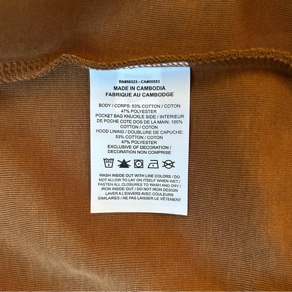 Nike Tech Fleece Full-Zip Windrunner Hoodie Brown Size Medium - Picture 5 of 6